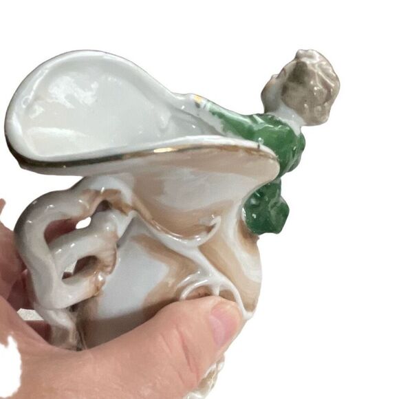 Vintage Bachelor Boy ornate flower vase. - Picture 3 of 6